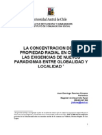 La Concentracion de La Propiedad Radial en Chile:las Exigencias de Nuevosparadigmas Entre Globalidad Ylocalidad