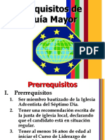 Requisitos para convertirse en Guía Mayor