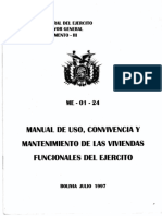 Me-01-24 Manula Uso, Convivencia y Mantto. Viviendas Func. Ejto. 1997