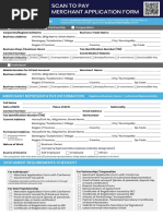 GCash Merchant Application Form