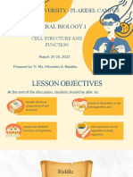 Lesson 2 Cell Structure Functionss.y.2022 2023