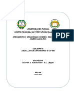 Crecimiento y desarrollo humano: adolescentes y jóvenes adultos