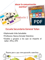 M2. Producto 1. Material de Apoyo Con El Tema. Fortalecer La Comunicación Asertiva - NANCY ESTRADA TOLENTINO. - Compressed - Compressed