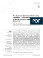 The Quantum Coherence Induced by Geometric Curvature of Gauge Field in Non-Equilibrium Quantum Dynamics (2020)
