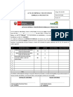 ACTA DE ENTREGA Y RECEPCIÓN DE SEMILLAS AL PRODUCTOR Resolucion