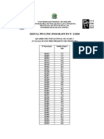 Quadro de Notas - Final FASE 1