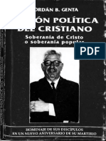 Opción Política Del Cristiano - Jordan Bruno Genta, 1973