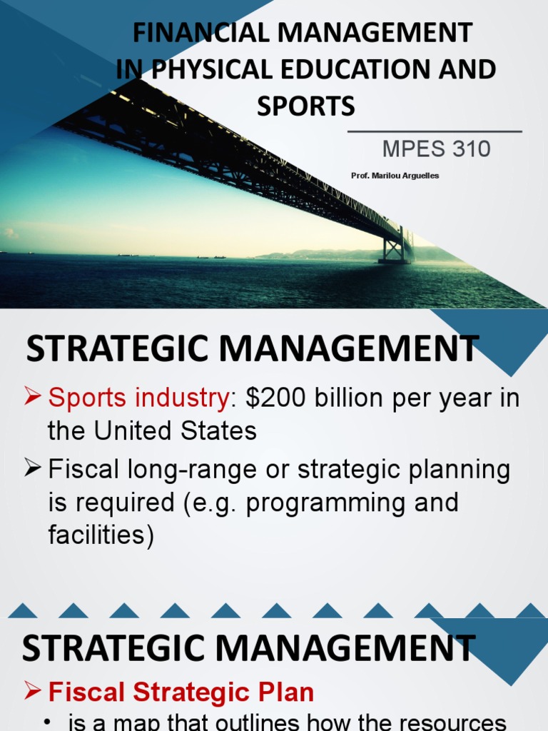 Financial Management in Sports Education | PDF | Budget | Strategic ...