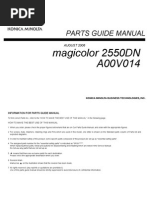 Konica Minolta 2550 Serivice Manual