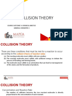 Collision Theory and Chemical Kinetics