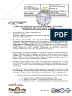 Division Order/ Memorandum/Advisory: Republic of The Philippines Department of Education - Region III Central Luzon