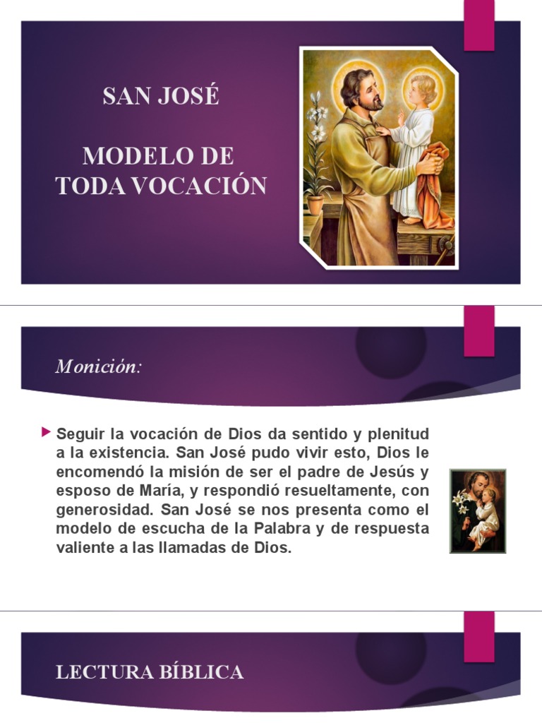 Reflexion SAN JOSE | PDF | María, madre de Jesús | San José