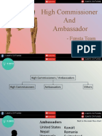 Ambassador & High Commisioner