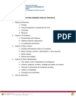 Estructura Del Proyecto de Investigación Unesr Caricuao