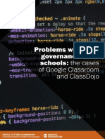 Problems with data governance in UK schools: the cases of Google Classroom and ClassDojo