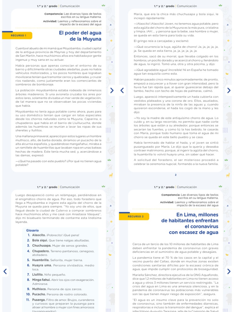 Escasez de agua en Lima y Moyobamba | PDF | Lima | Agua