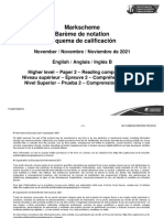 English B Paper 2 Reading Comprehension HL Markscheme-2