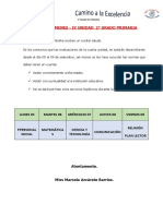 Rol de Examenes de La Iv Unidad