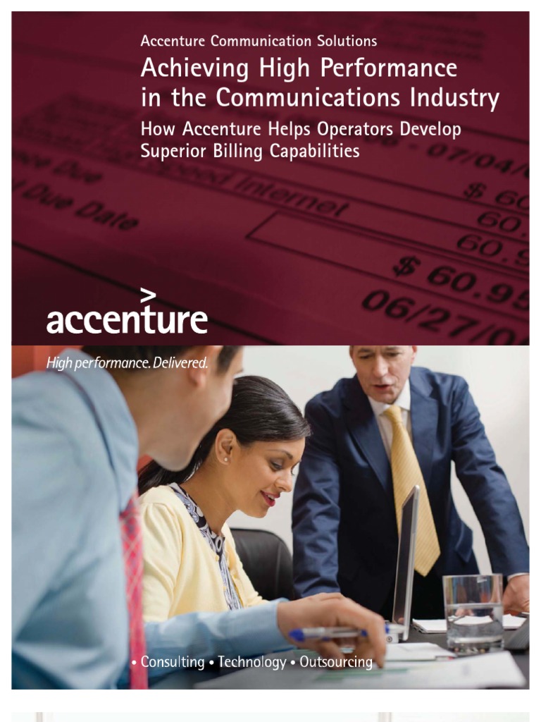 Accenture Brochure Communications Billing | PDF | Business | Technology ...