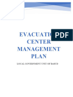 Evacuation Center Management Plan