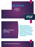 Product Bundling