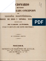 Devocionario A La Inmaculada Concepcion 1856
