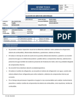 Informe Tecnico - Adicionales Combustible - Motor - Diferenciales-054 - 2022 Cat 950F