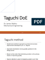 Lec9 - Taguchi Optimization DoE