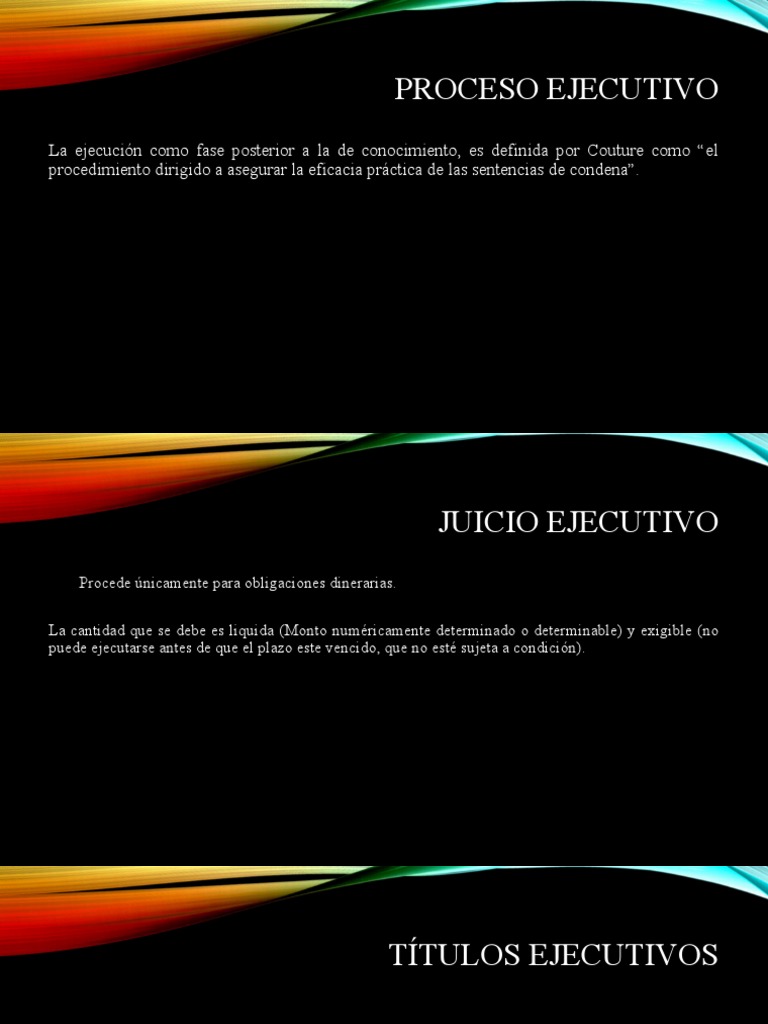 Juicio Ejecutivo | PDF | Caso de ley | Sentencia (ley)