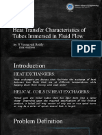 Heat Transfer Characteristics of Tubes Immersed in Fluid