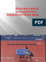 Permainan Bola Kecil Melalui Aktivitas Permainan Tenis Meja