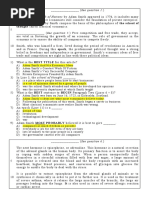 TOEFL Reading The Wealth of Nations (Answer Key)