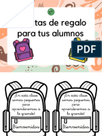 Molonas Tarjetas de Regalo para Tus Alumnos