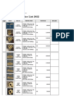 Price List Barang PO 2022 - Catalogue