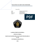 Laporan Praktikum Metode Seismik PDF Free