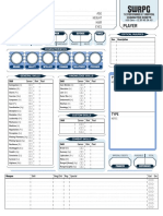 FFG - Unofficial Universal Character Sheets (Hologram)