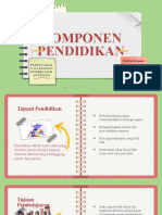 Komponen Pendidikan