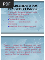 ESTADIAMENTO DOS TUMORES CLÍNICOS