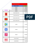 Pricelist Apps Premium - Fidell Store