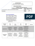 Evaluacion Parcial Tecnologia Tercero