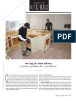 JLC Online Article PDF Setting Kitchen Cabinets