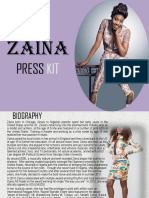 Zaina: Nigerian Singer's Press Kit