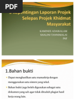 Download 5 Kepentingan Laporan Projek Selepas Projek Khidmat Masyarakat by ANBUKKUMARAN SN59100519 doc pdf