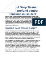 Masajul Deep Tissue
