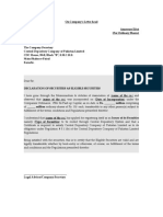Certificate 5.1.1 (B) - Annexure E1 (A)