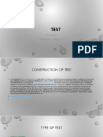 Types of Test