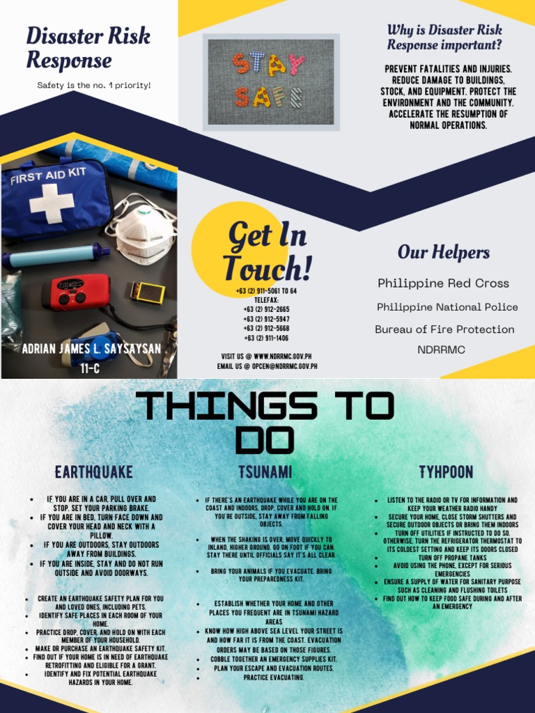 Brochure Disaster Risk Response | PDF