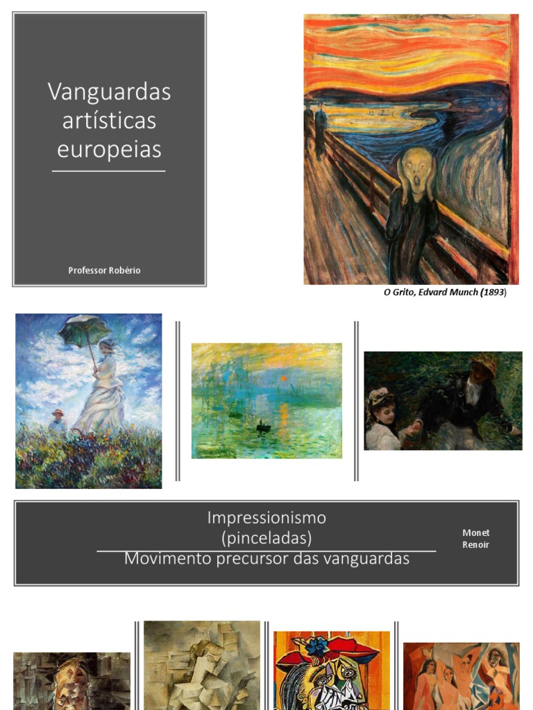 Vanguardas Artísticas Europeias | PDF | Expressionismo | Movimentos ...