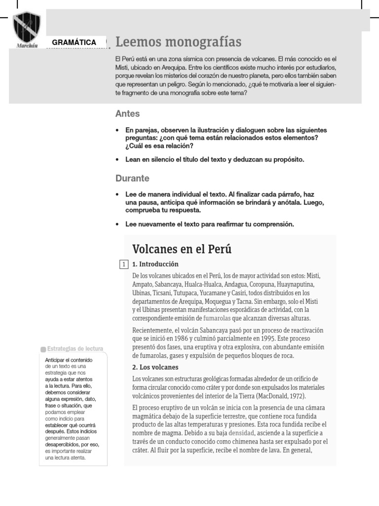 4to Año | PDF | Volcán | Magma