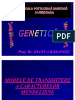 CURS 6 - Genetica - Grupe de Sange